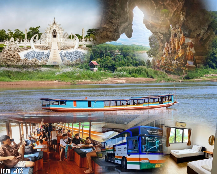 From Chiang Mai: 2-Day Slow Boat to Luang Prabang & Pak Ou Caves