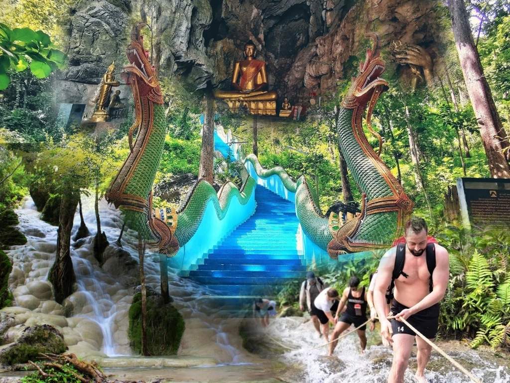 Bua Thong Waterfall Activity