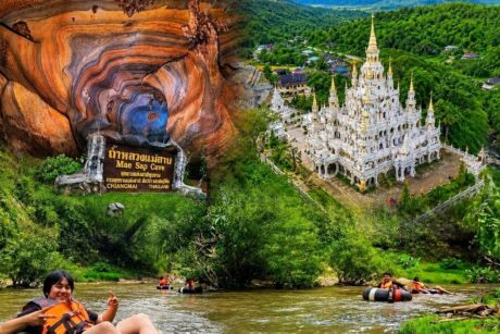 Chiang Mai Full-Day Metal Castle Temple, Rainbow Cave & Jungle Tubing